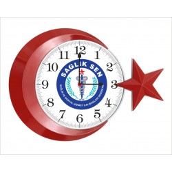 Logo ve Resim Baskılı Hediyelik Duvar Saati